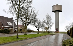 De watertoren in St.-Jacobiparochie. Foto Marchje Andringa