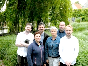 De werkgroepleden v.l.n.r.: Cees Krottje, Lyze Feitsma, Roelof Santing, Rixt Buwalda, Jan Keizer, Erwin Schaap.