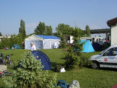 Camping bij Petronell Carnantum